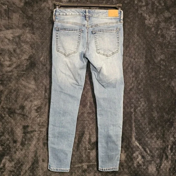 Aeropostale Women's Size 4 Blue Skinny Light Wash Cotton Blend Stretch Jeggings - Picture 2 of 7